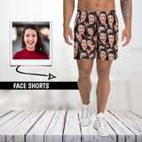 Crazy Faces Men's Athletic Shorts