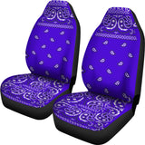 Blue Bandana Seat Covers