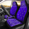 Blue Bandana Seat Covers