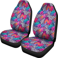 Boho Tropical Leaves Car Seat Covers