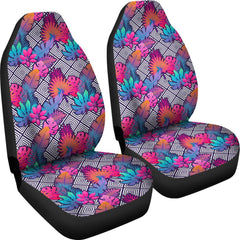 Boho Tropical Leaves Car Seat Covers