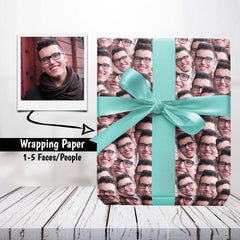 Crazy Faces Gift Wrapping Paper