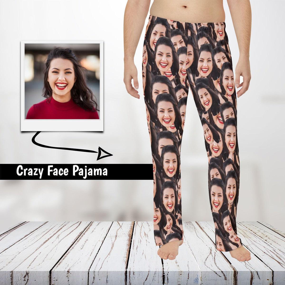 Crazy Faces Men's Pajama
