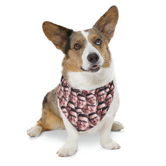 Crazy Faces Pet Bandana Collar