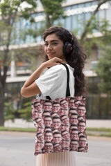 Crazy Faces Tote Bag