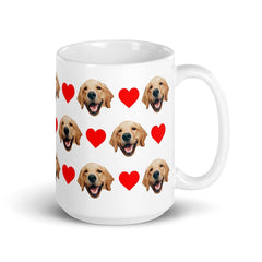 Custom Dog Face Mug