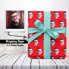 Custom Faces Gift Wrapping Paper