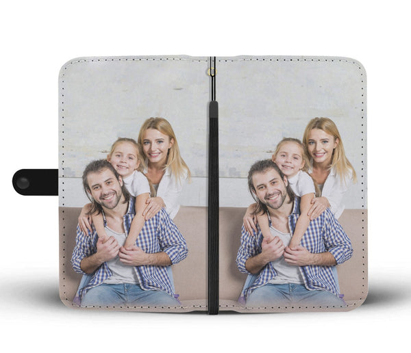 Custom Family Photo Phone Wallet Case
