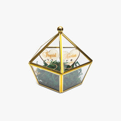 Custom Geometric Pentagon Ring Box