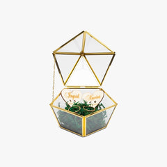 Custom Geometric Pentagon Ring Box