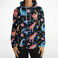 Dinosaurs In Space Unisex Hoodie