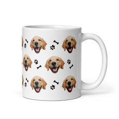 Personalized Dog Face Mug