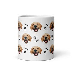 Personalized Dog Face Mug