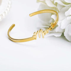 Personalized Open Cuff Bracelet