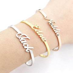 Personalized Open Cuff Bracelet