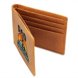 Dad A Guide To Life's Adventure Leather Wallet