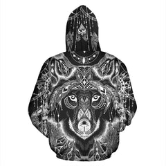 Boho Wolf Hoodie