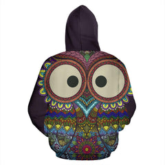 Colorful Owl Hoodie