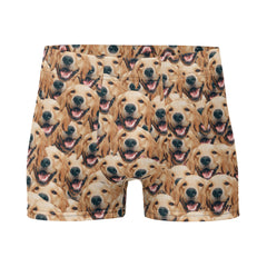 Crazy Dog Faces Boxer Briefs Personalized Dog Boxers
