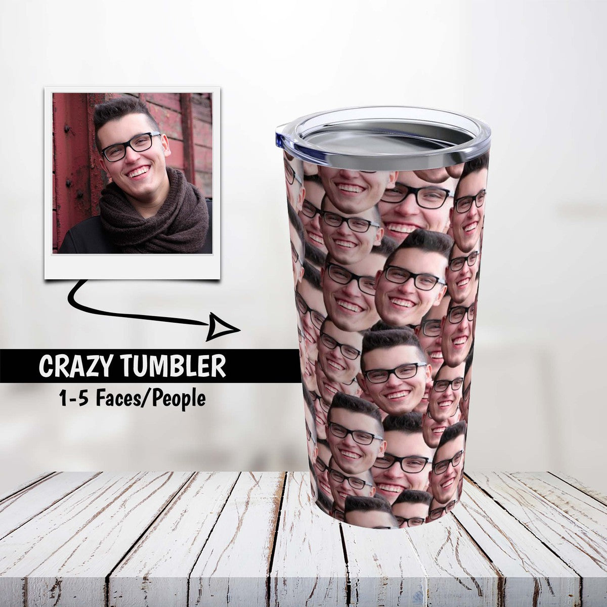 Crazy Face Tumbler