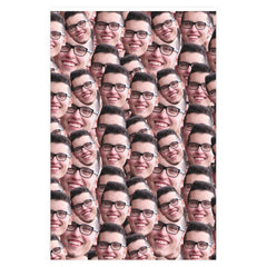 Crazy Faces Gift Wrapping Paper