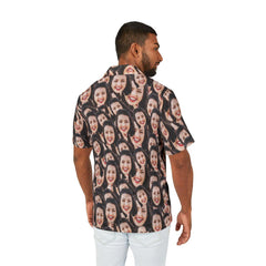 Crazy Faces Men's Hawaiian Shirt Personalized Photo Shirt