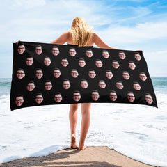 Custom Face Beach Towel