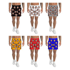 Custom Face Men's Athletic Shorts