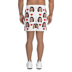 Custom Face Men's Athletic Shorts