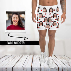 Custom Face Men's Athletic Shorts