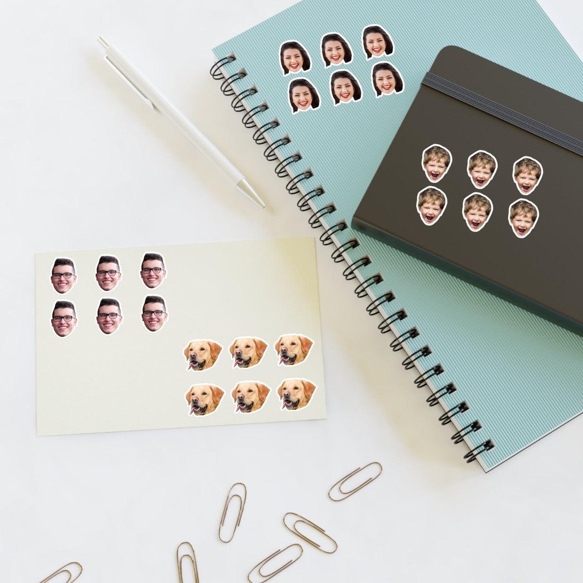 Custom face stickers zeek creative shop