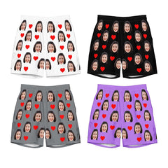 Custom Faces Men's Swim Trunks