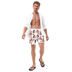 Custom Faces Men's Swim Trunks