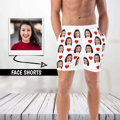 Custom Faces Men's Swim Trunks