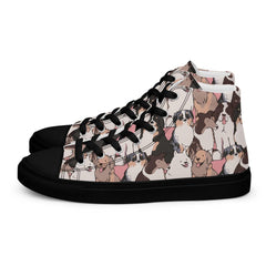 Cute Dogs Men's High Top Shoes