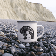 Enamel Camping Mug Mama Bear