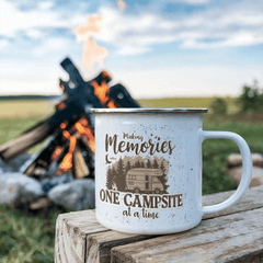 Making Memories Enamel Camping Mug