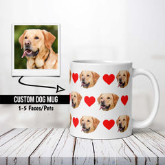 Custom Dog Face Mug