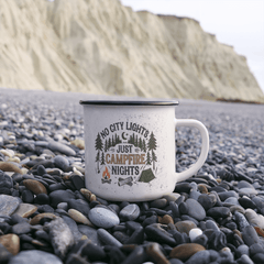 No City Light Enamel Camping Mug