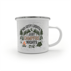 No City Light Enamel Camping Mug