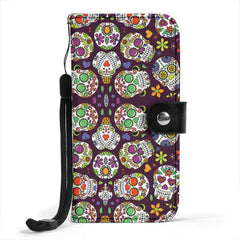 Sugar Skull Phone Wallet Case