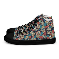 Sugar Skulls Men’s High Top Shoes