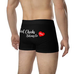 These Sweet Cheeks Belong To Personalized Boxer Shorts