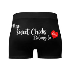 These Sweet Cheeks Belong To Personalized Boxer Shorts