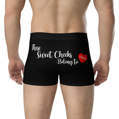 These Sweet Cheeks Belong To Personalized Boxer Shorts