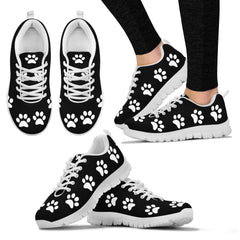 Paw prints sneakers