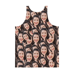 Custom Crazy Face Unisex Tank Top