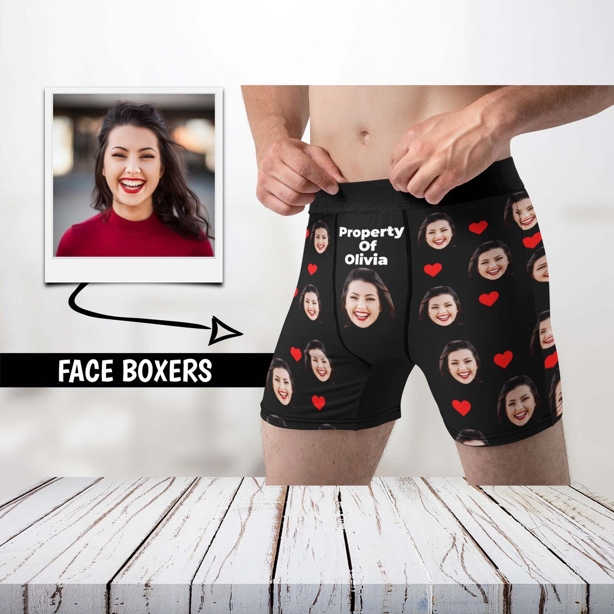 Custom Face Boxer Briefs