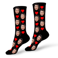 Custom Heart Socks