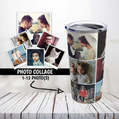 Custom Photo Collage Tumbler